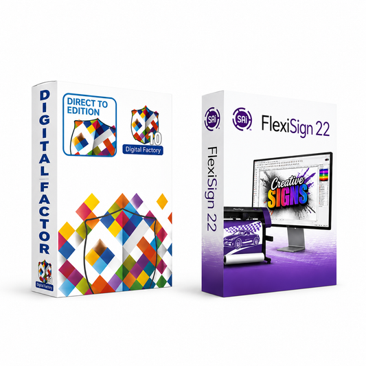 Digital Factory 10 + FlexiSign 22 Software Pack | Lifetime License | Instant Download