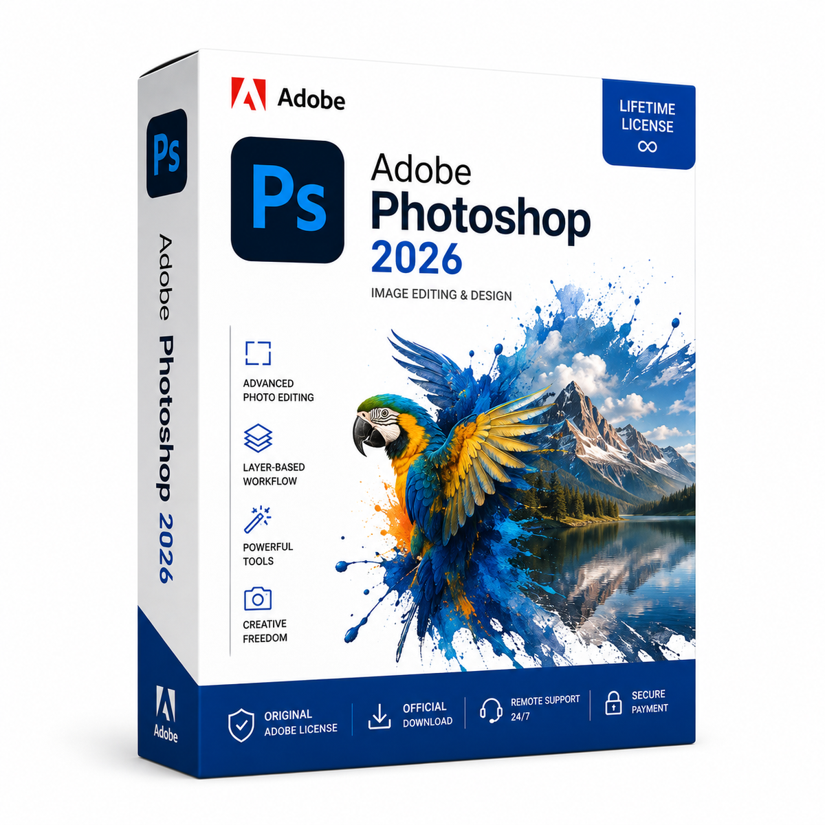 Adobe Photoshop 2026 Photo Editing & Graphic Design Software | Instant Download